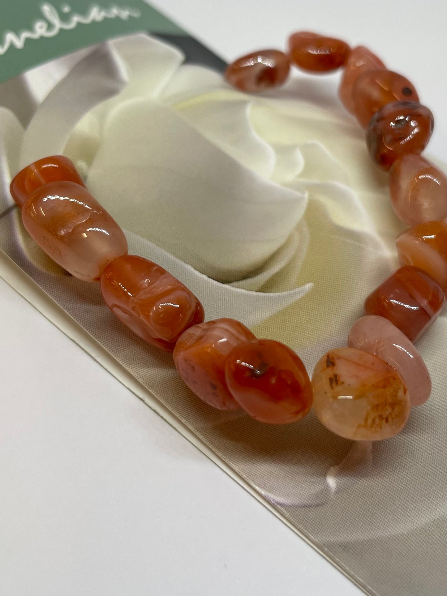 Carnelian Tumble Bracelet