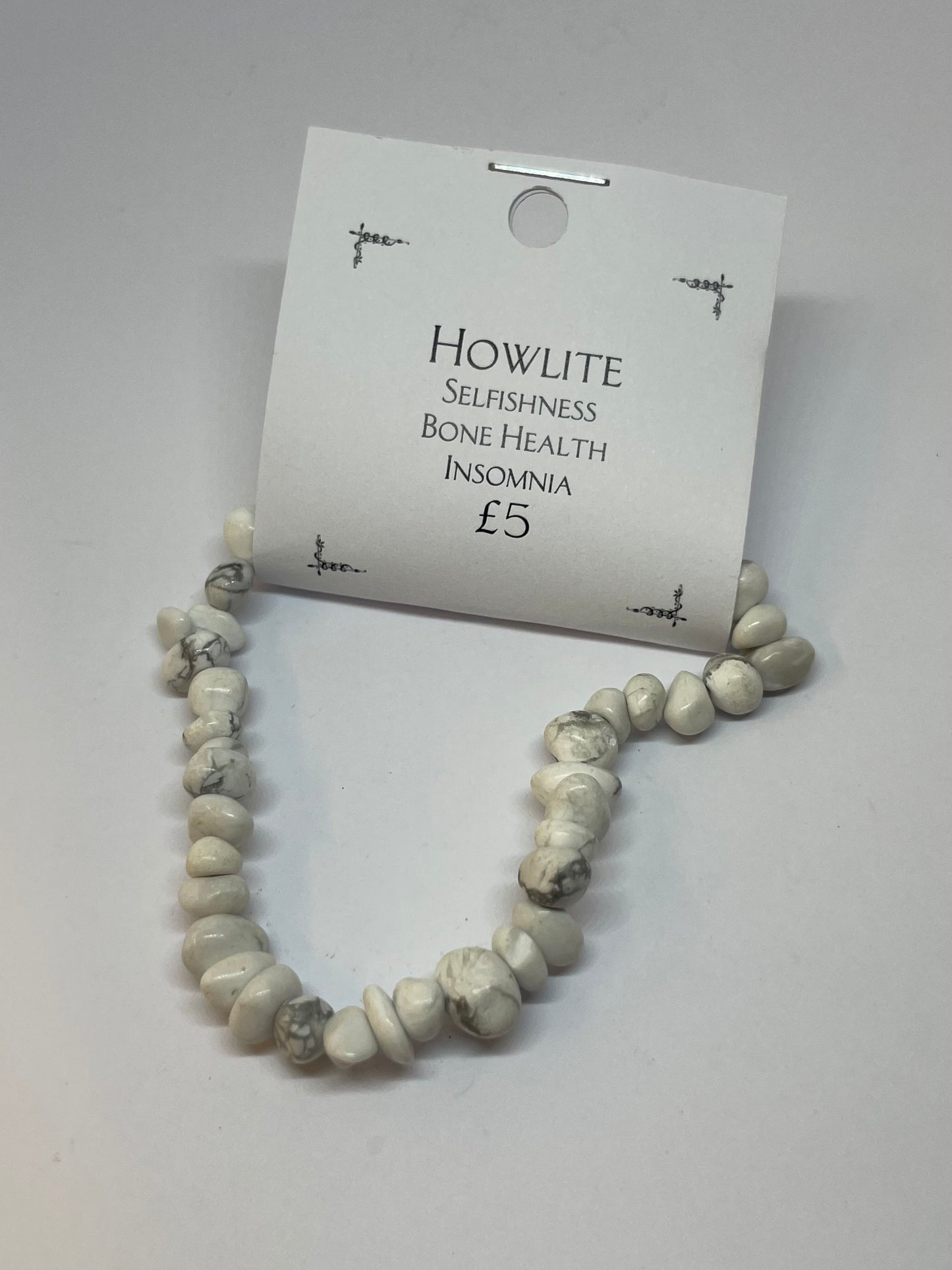 Howlite Chip Bracelet