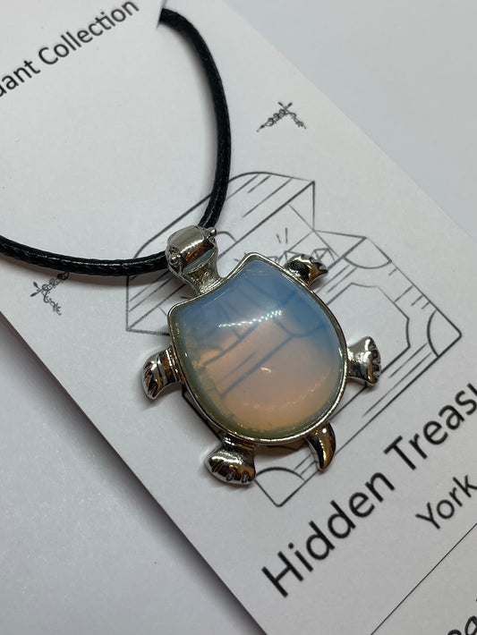 Opalite Turtle Necklace