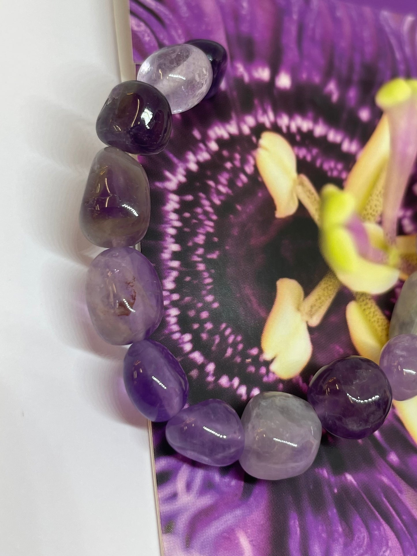 Amethyst Tumble Bracelet