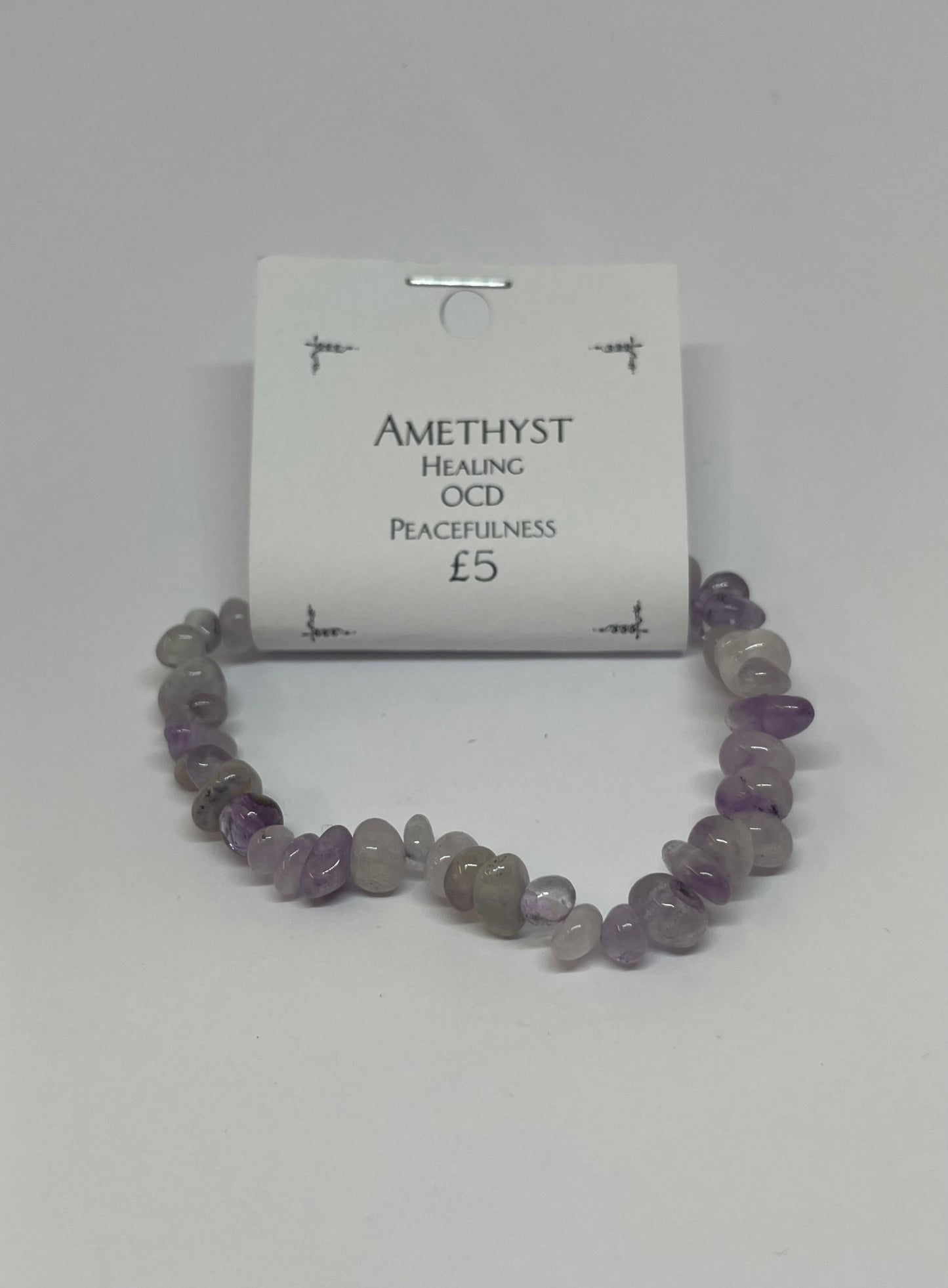 Amethyst Chip Bracelet