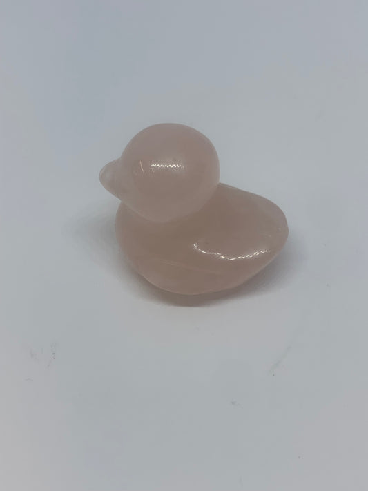 Rose Quartz Duck