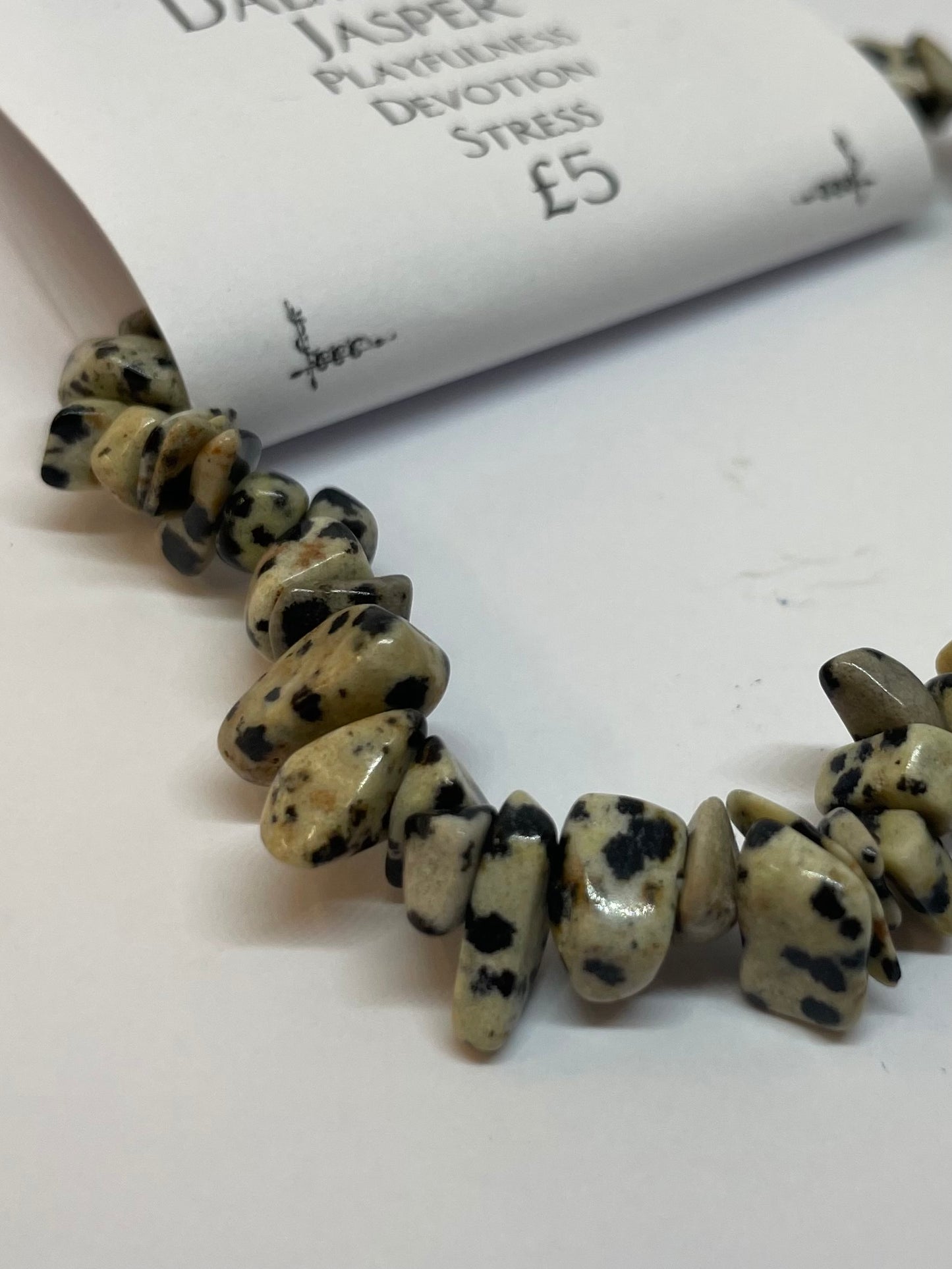 Dalmatian Jasper Chip Bracelet