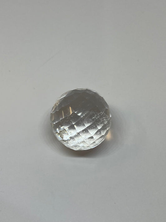 Clear Quartz Etched Sphere