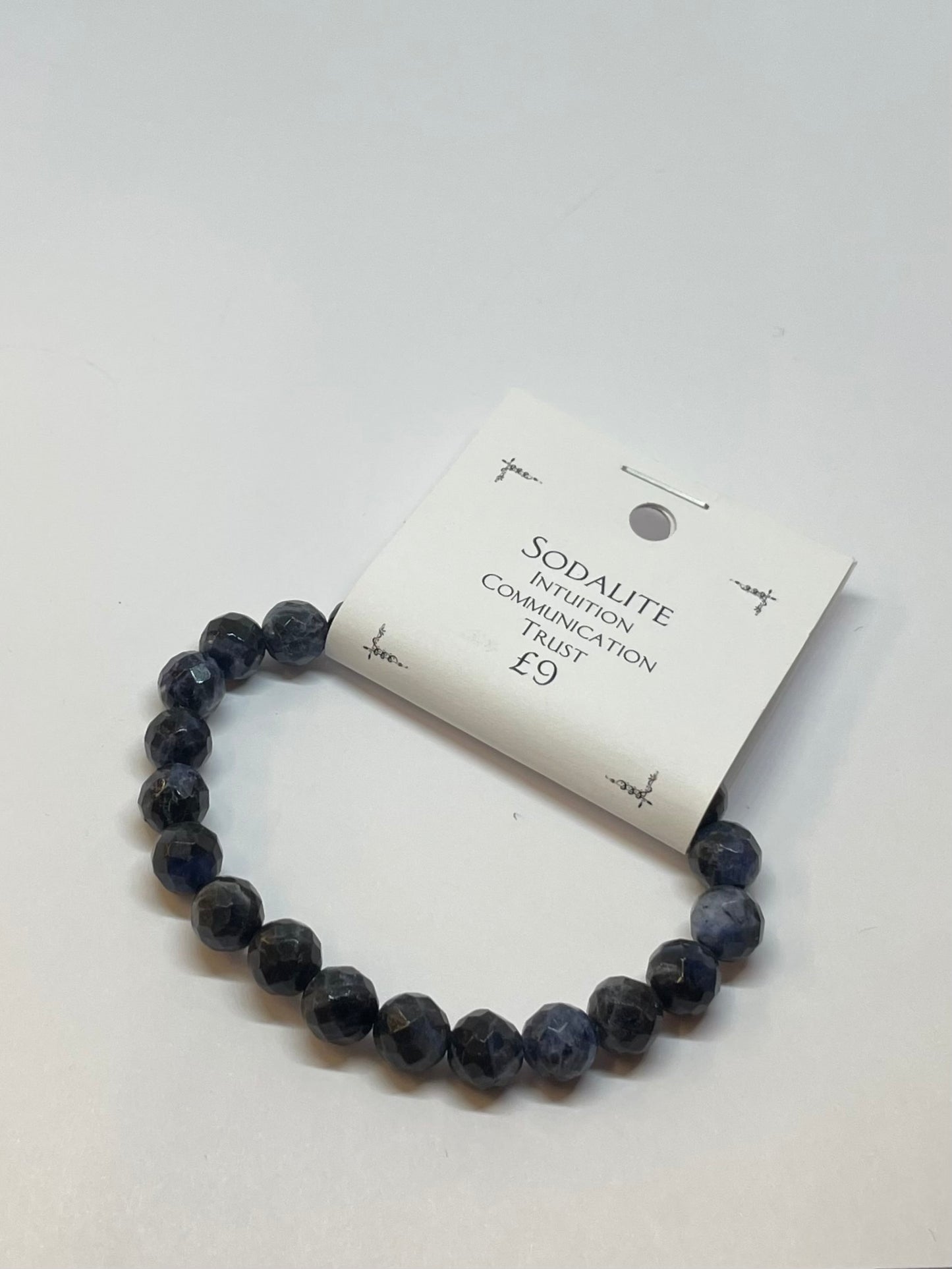 Carved Sodalite Bracelet