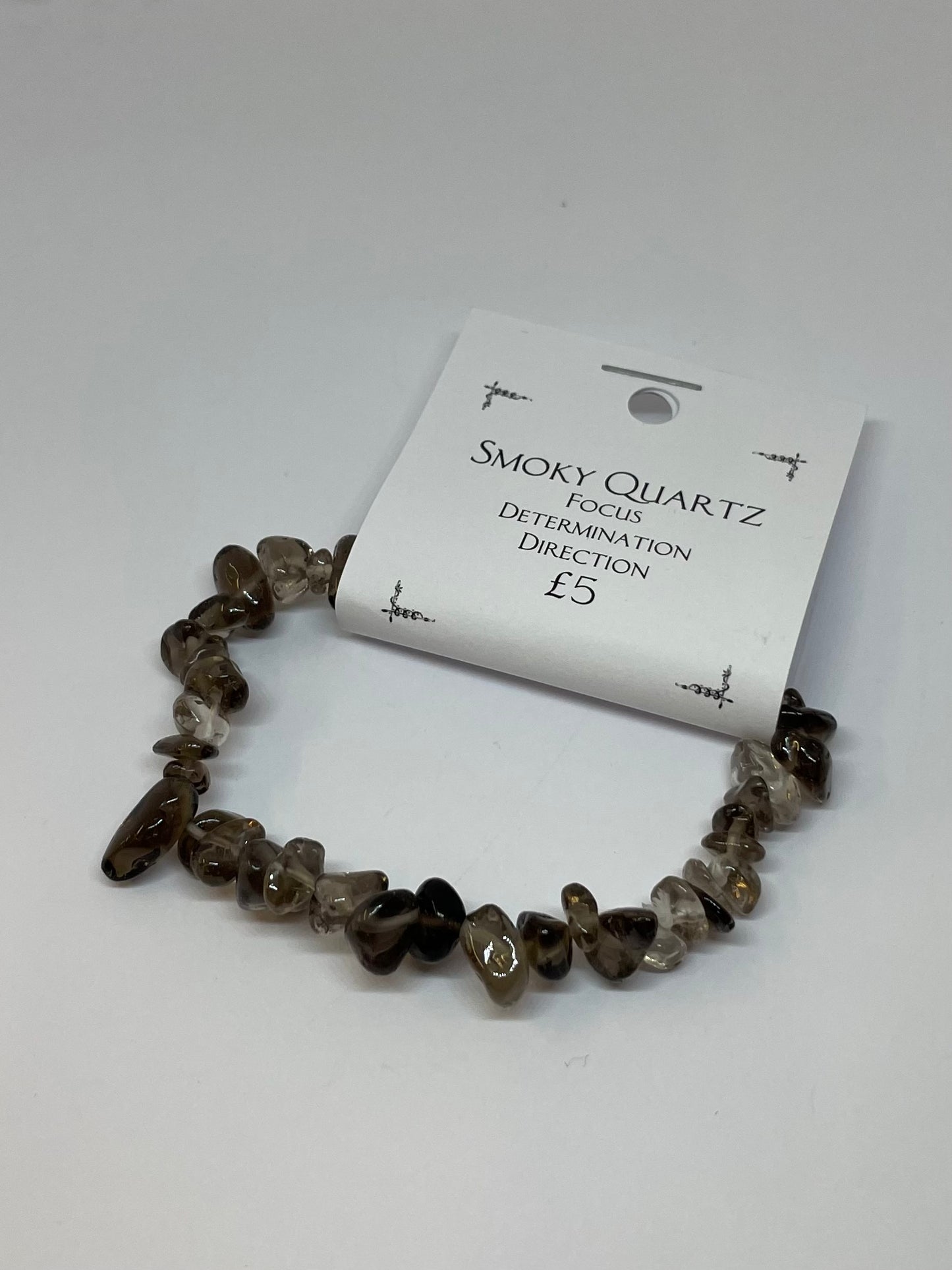 Smoky Quartz Chip Bracelet